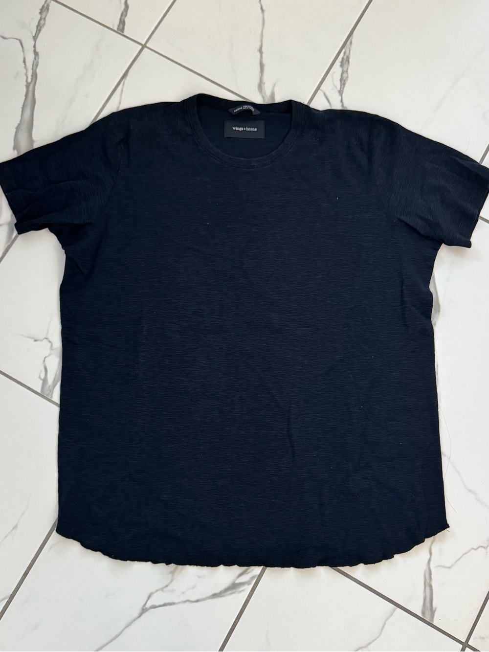 Wings & Horns Crew Neck T-Shirt Black XXL